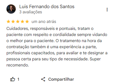 Avaliação no Google 2