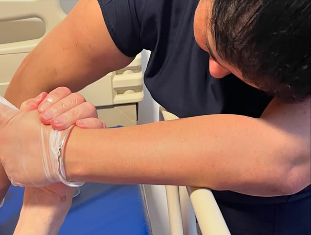 Enfermeira supervisora e equipe de cuidador de idosos em São Paulo